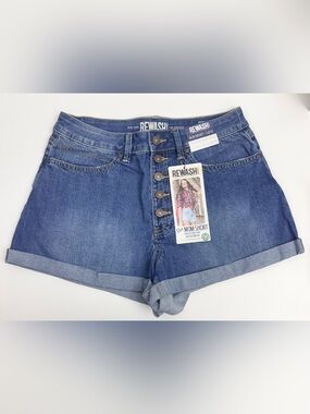 Rewash Blue  5 Button High-Rise